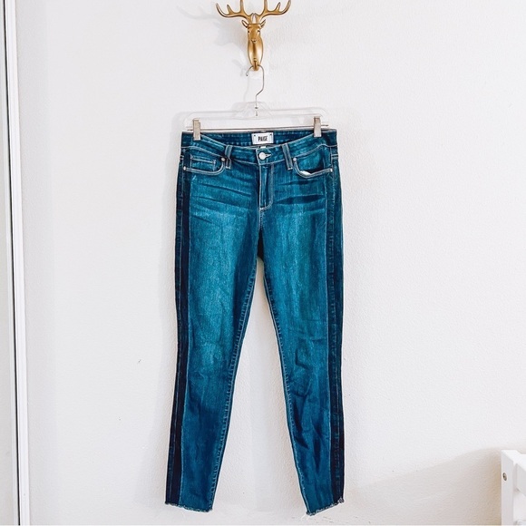 Paige Women's Blue Skinny Verdugo Ankle Jeans Size 30 - Picture 1 of 7